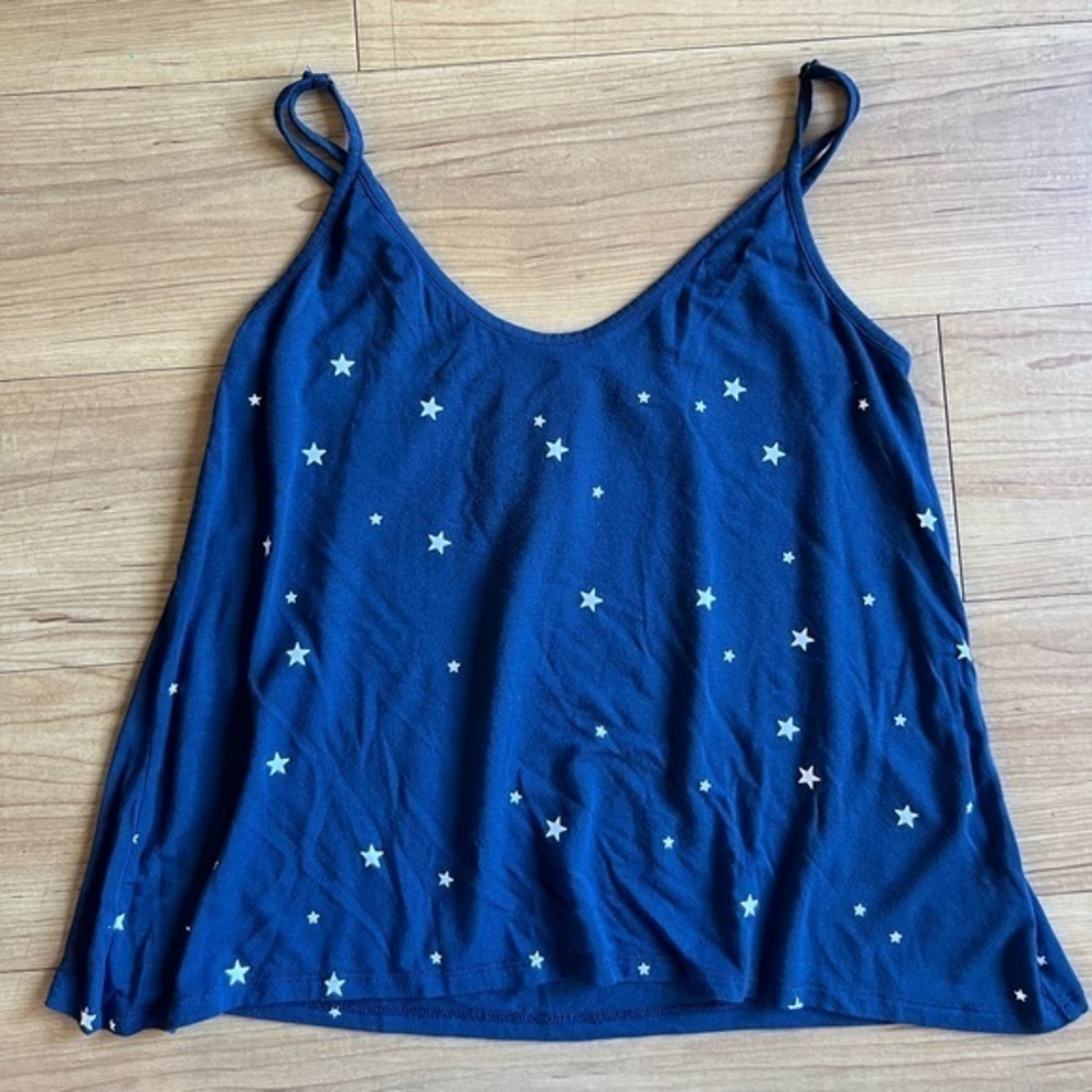 💜 Wildfox Intimates Top Navy Stars Size S